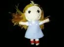 Voodoo doll keyring