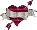 Heart with ribbon