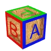 alphabet block
