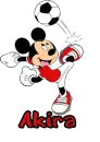 Mickey Mouse Soccer -Akira-
