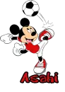 Mickey Mouse Soccer -Asahi-