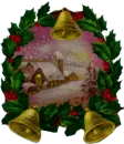 vintage christmas scene