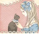 Girl and cat