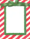 peppermint christmas frame
