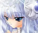 Girl with silver hair