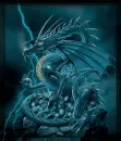 flashing blue dragon