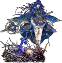anime girl with blue dragon