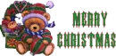 merry christmas teddy bear