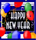 happy new year balloons 