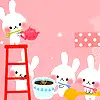 bunny tea time.