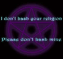 dont judge or bash my religion