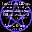 accept,respect,coexist