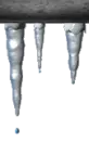 melting icicles