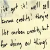 Karma Credits