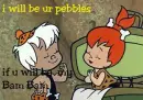bam bam and pebbles