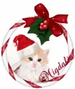 cute santa cat Migdalia