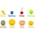kawaii fruits