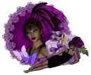 Purple Fantasy Girl