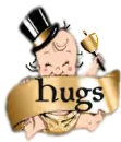 new year hugs
