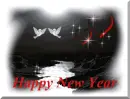 happy new year doves and stream