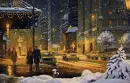 snowy street