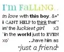 just friends