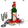new year champagne celebration