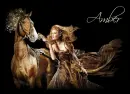 amber horse