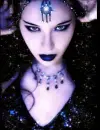 goth lady in black