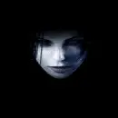 goth girl blinking