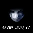 cathy loves it goth girl blinking