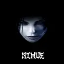 nimue goth girl blinking