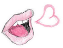 Lip Blowing Heart.
