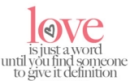 Love qoute.