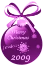 Purple Ornament - Jessica