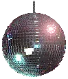 New year disco ball