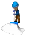 shoveling snow
