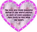 felt with the heart