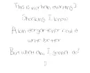 my ugly handrwriting fo show.