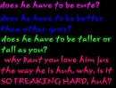 luv him the way he is 