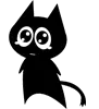 black cat -hurt