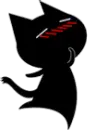 black cat -kiss