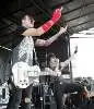 Gerard Way and Frankie Iero Giving the Finger