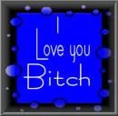 i love u bitch