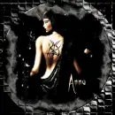 anna goth girl in round frame
