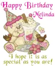 Happy Birthday - Melinda