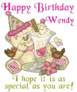 Happy Birthday - Wendy