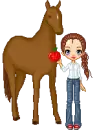 a Modern Cowgirl with her Horse!