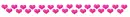 Pink heart divider