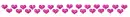 Pink heart divider